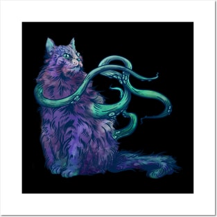 Call of Cathulhu - Kraken Cat Posters and Art